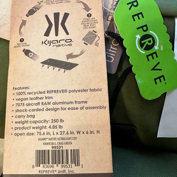 NWT KIJARO Native Ultralight Camping Cot⛺️ - Picture 2 of 5